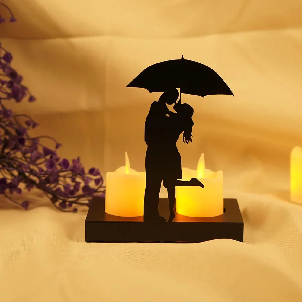 Romantic Couple Candle Holder