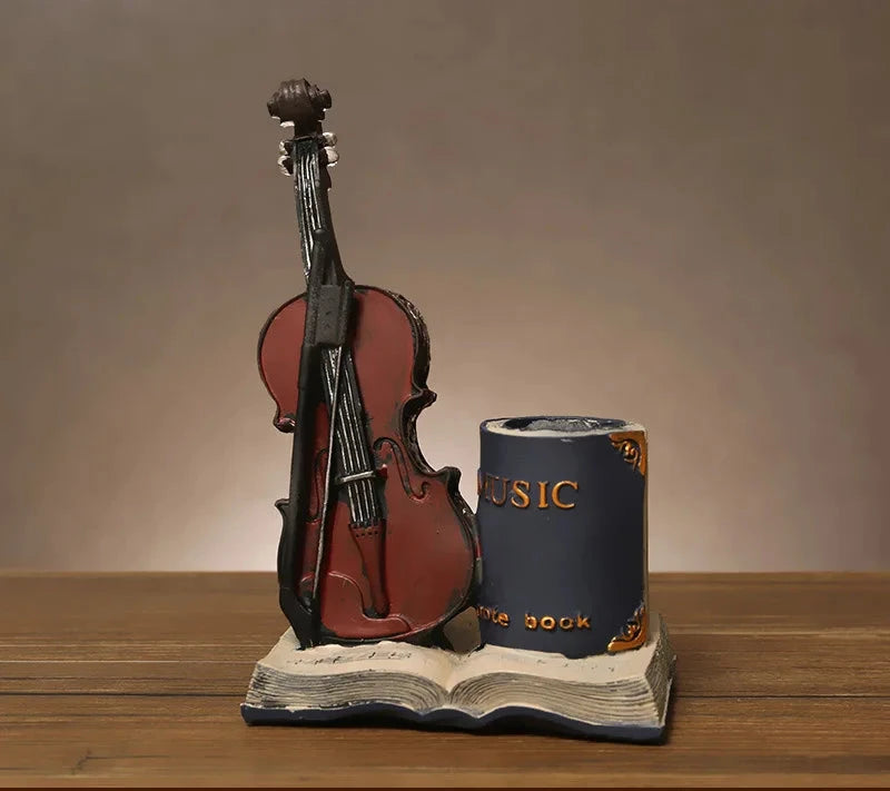 Resin Musical Pen Holder