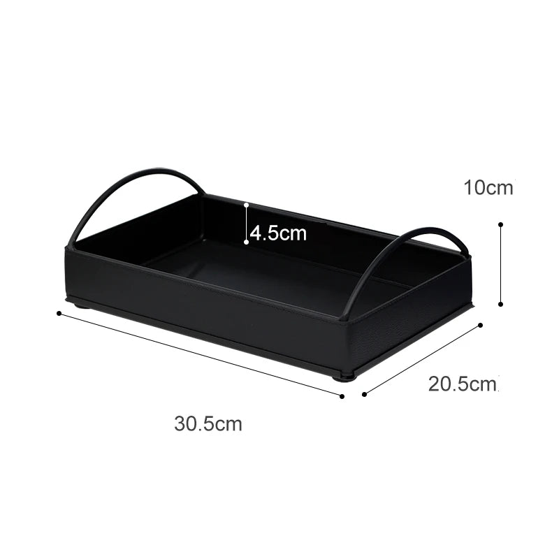 Minimalist Leather Tray