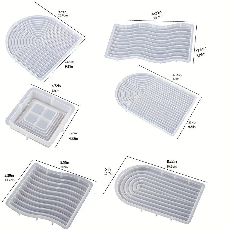 DIY Wave Tray Silicone Mold