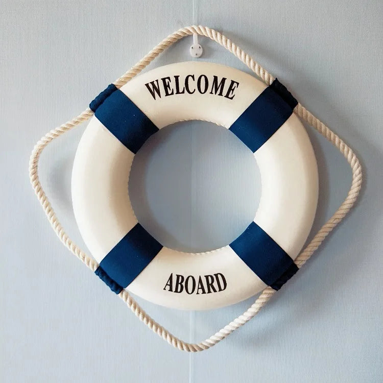 Nautical Life Buoy Wall Decor