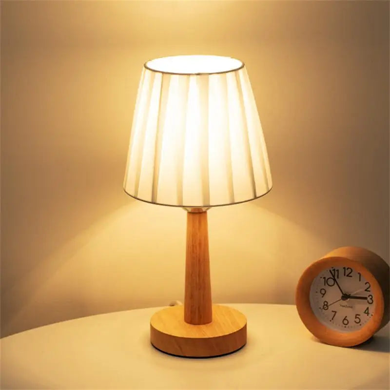 Nordic Wooden LED Table Lamp