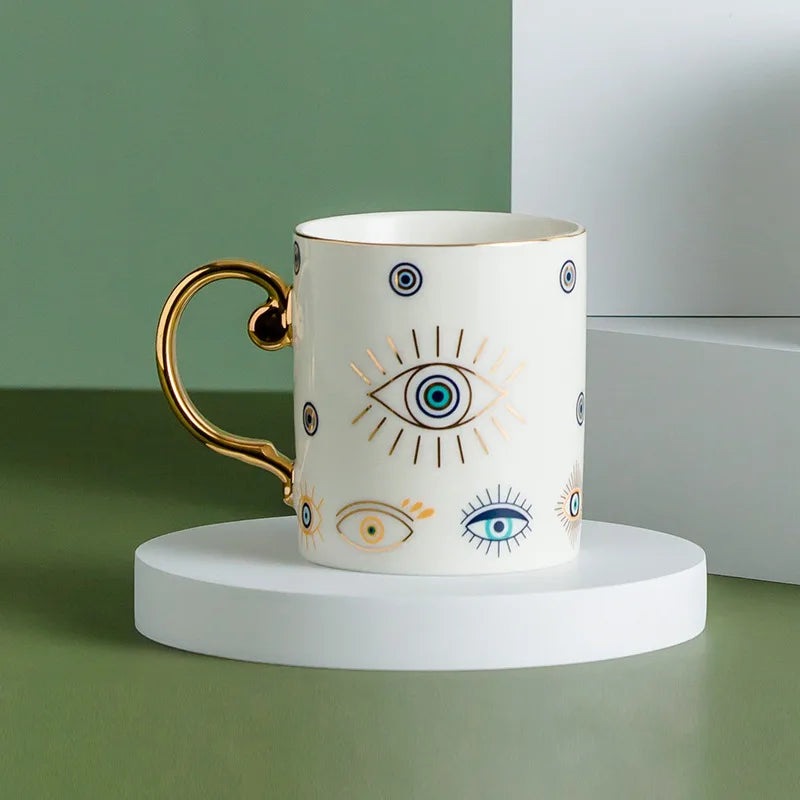 Devil's Eye Ceramic Coffee Mug