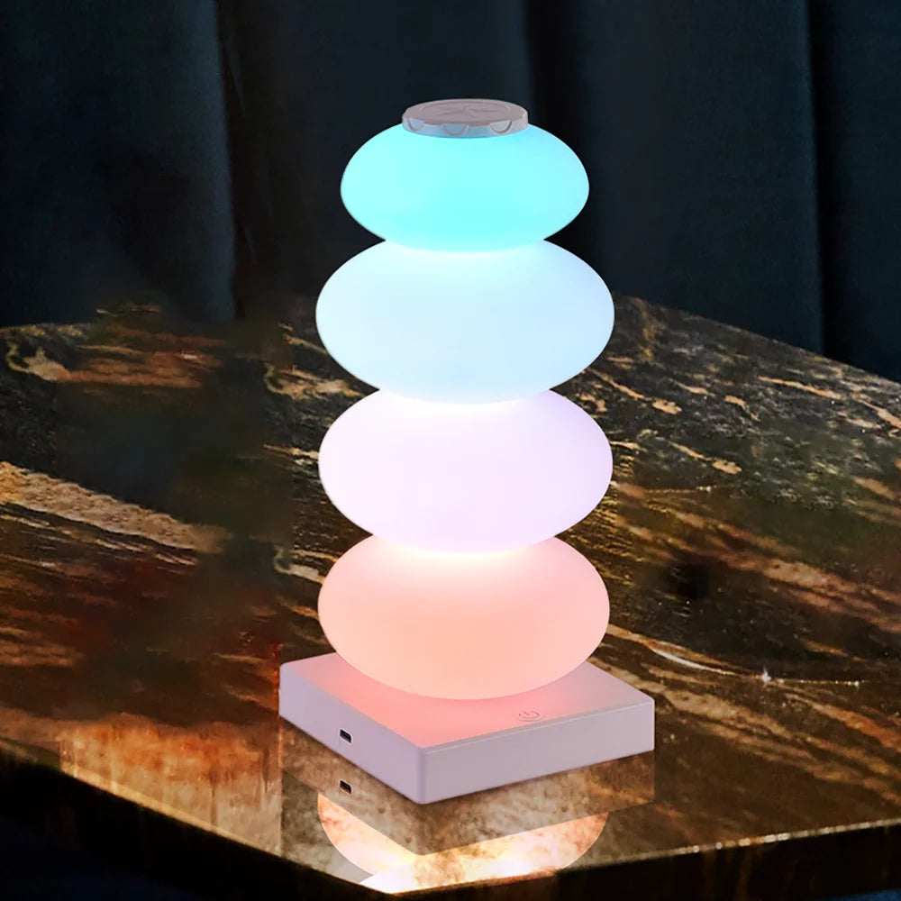 Modern RGB LED Touch Table Lamp
