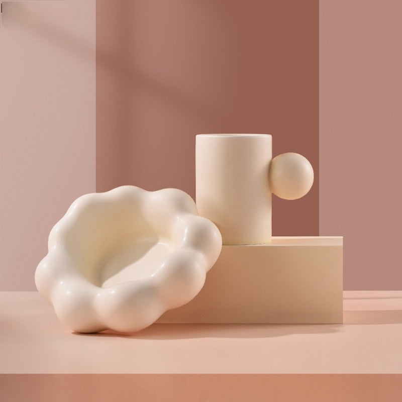 Cloud Design Ceramic Mug