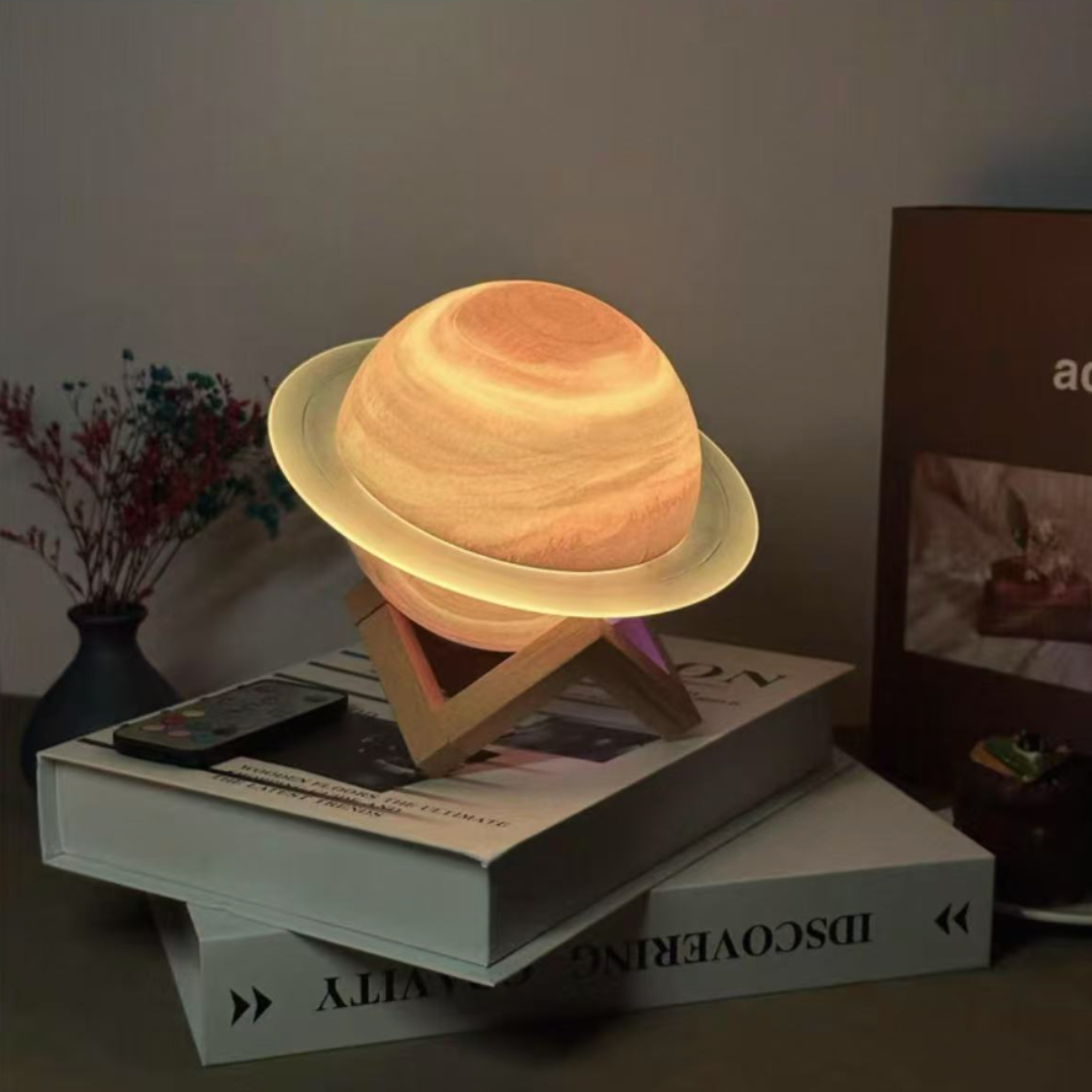 Saturn Planet Bluetooth Speaker and Night Light