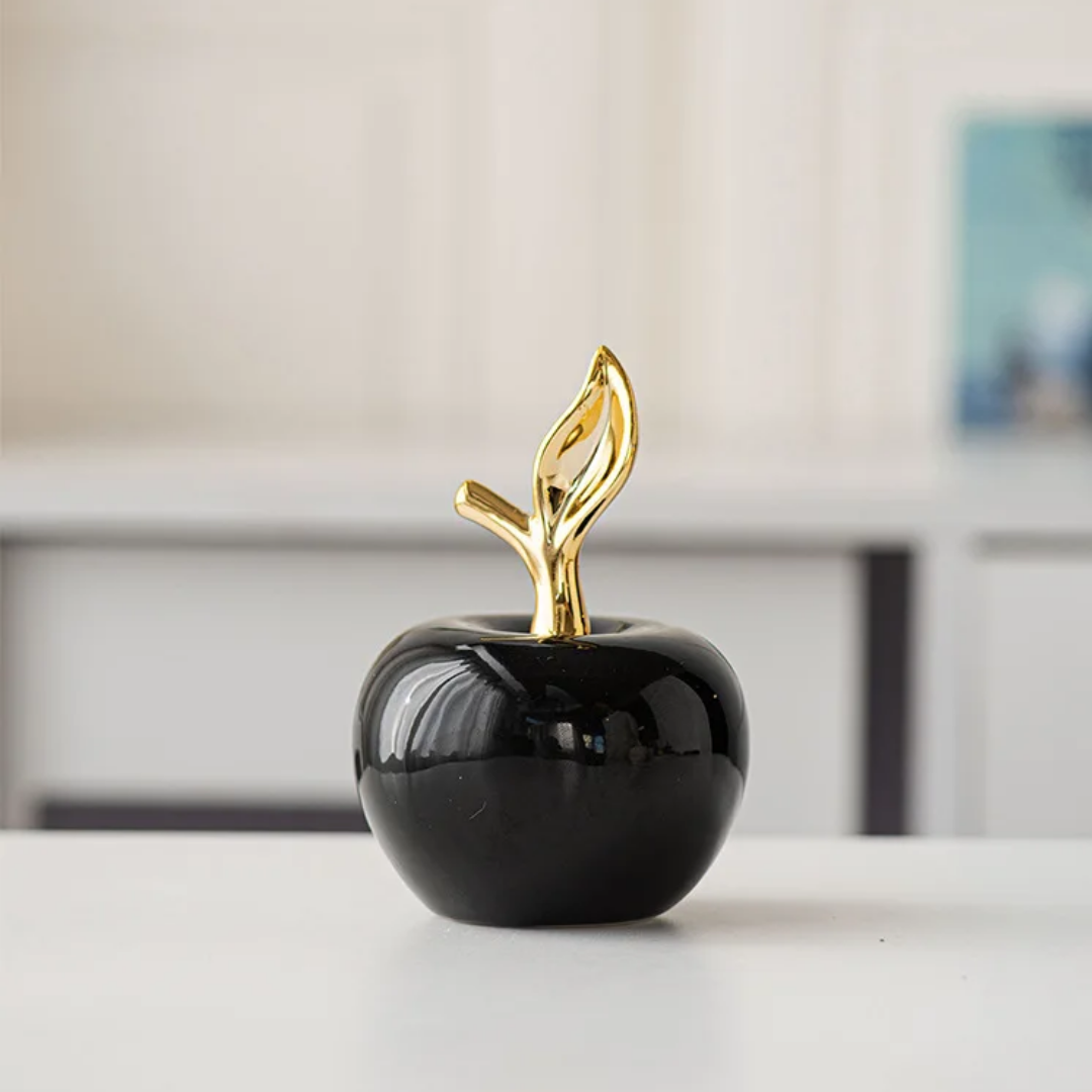 Ceramic Apple Figurine