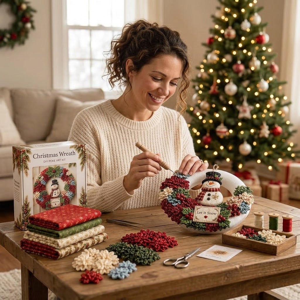 3D Christmas Wreath DIY Craft Kit
