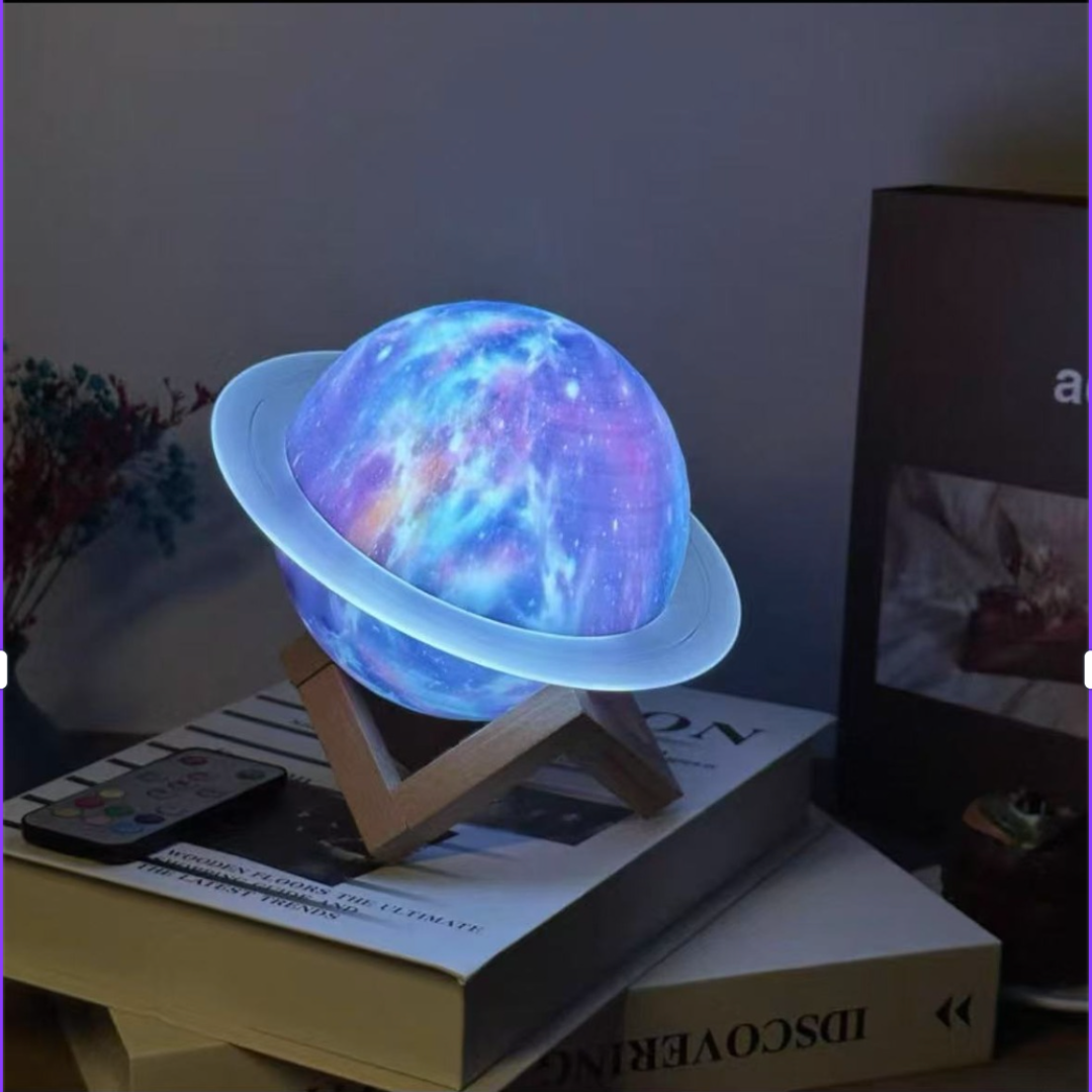 Saturn Planet Bluetooth Speaker and Night Light