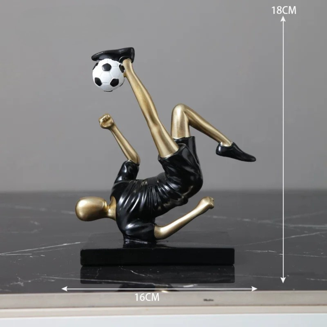 Creative Football & Basketball Player Resin Statue Ornament for Home & Office Decor