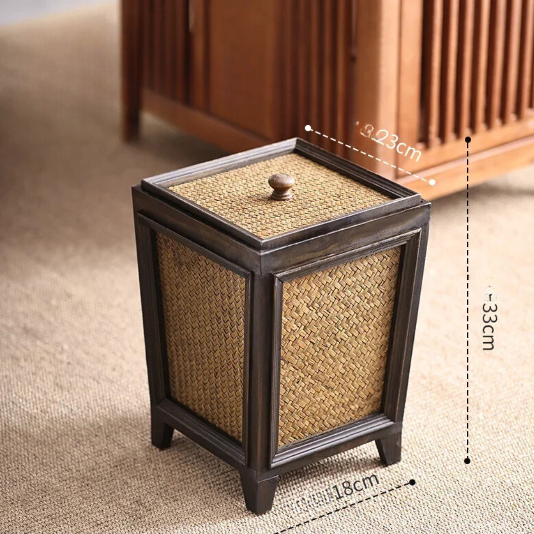 Retro Style Waste Basket