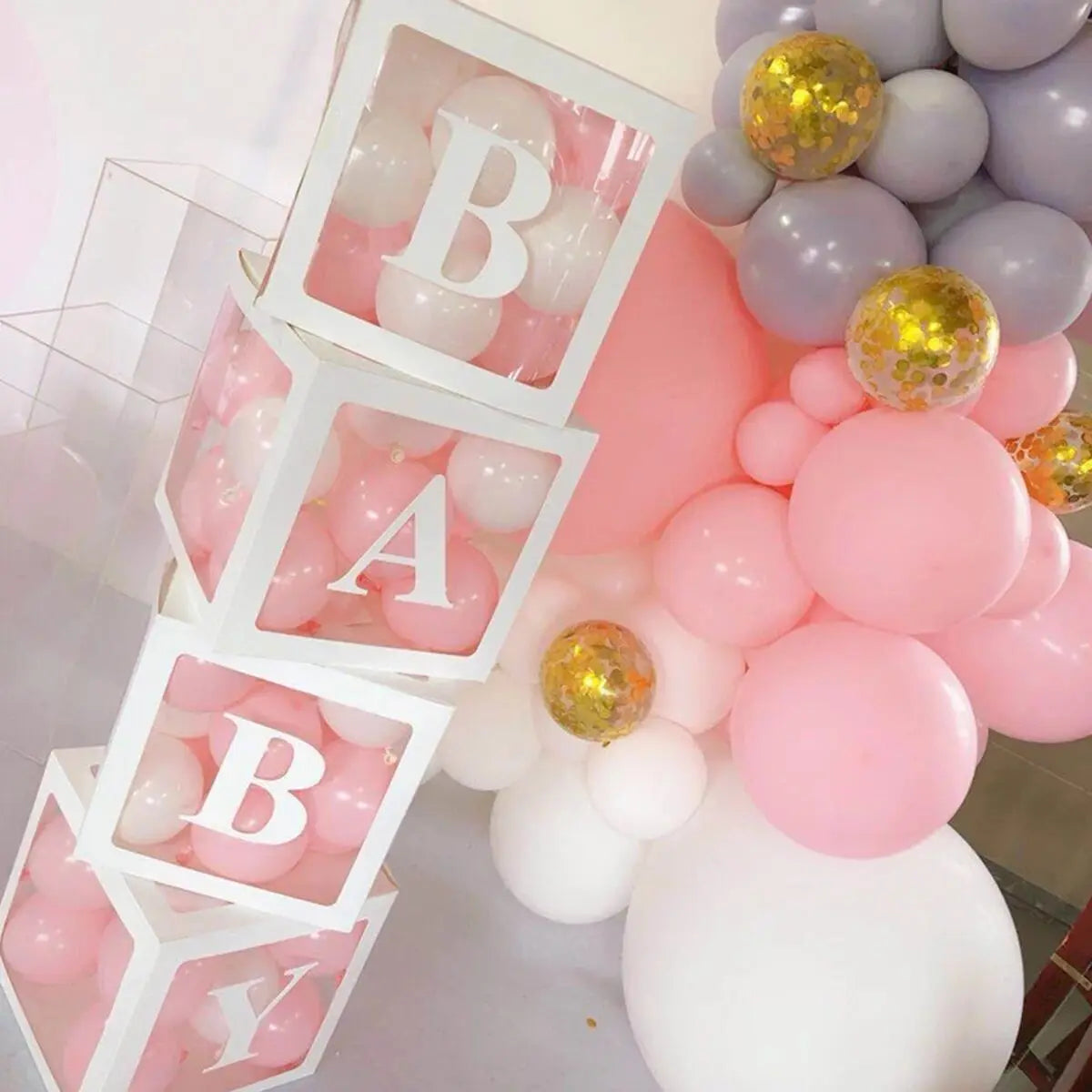 Letter Balloon Box Party Decorations