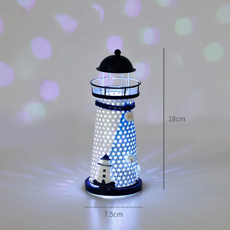LED Nautical Lighthouse Decor