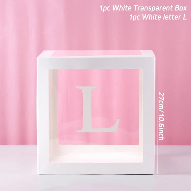 Letter Balloon Box Party Decorations