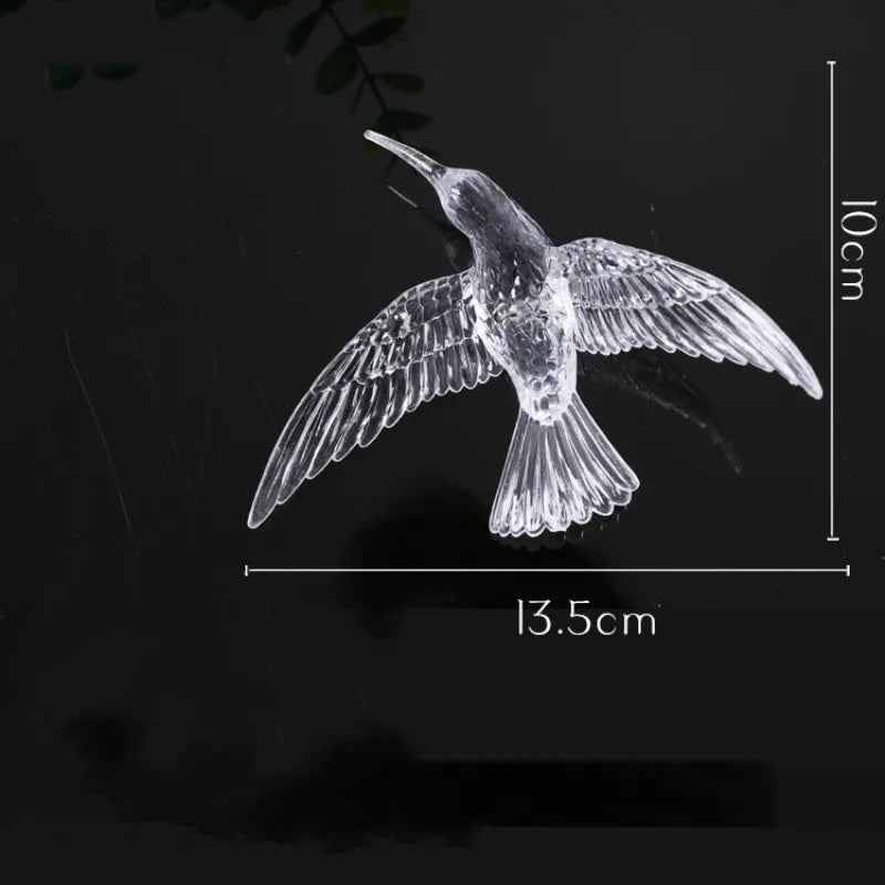 Clear Christmas Hanging Ornament – Bird, Snowflake & Drop Designs