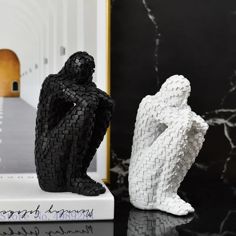 The Geometric Thinker Sculpture