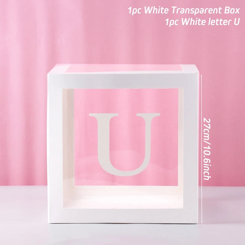 Letter Balloon Box Party Decorations