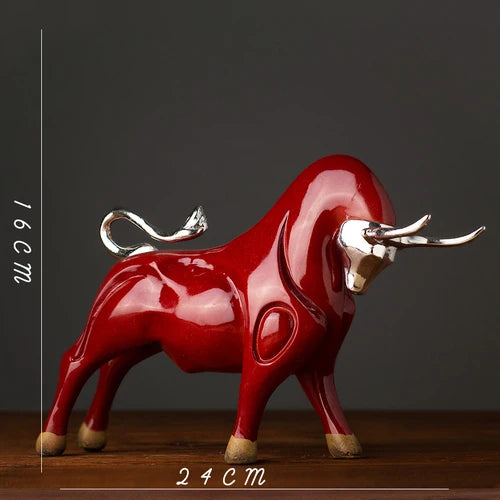 Modern Bull Sculpture