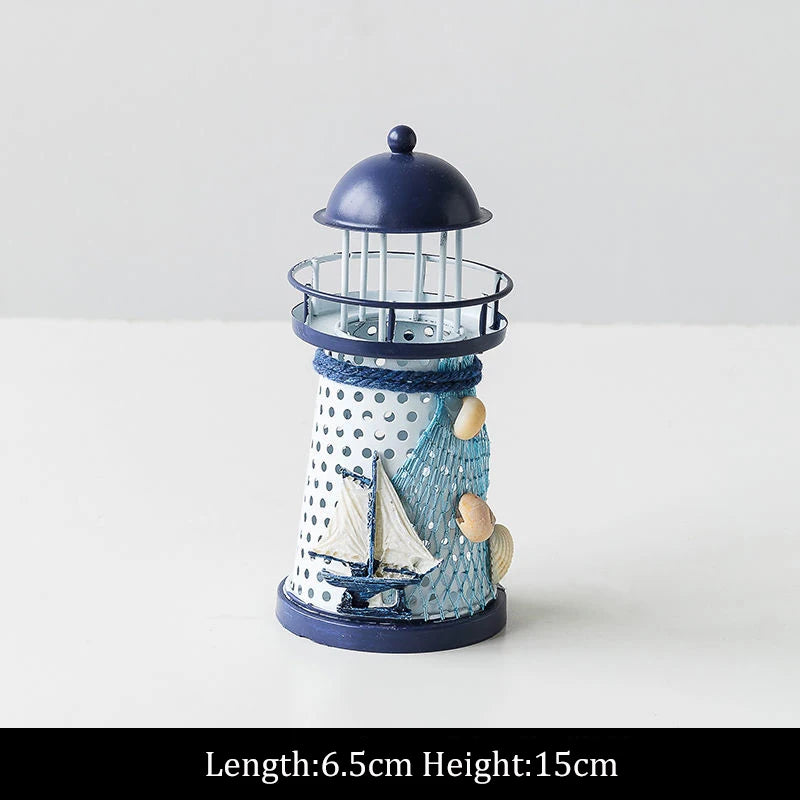 LED Nautical Lighthouse Decor