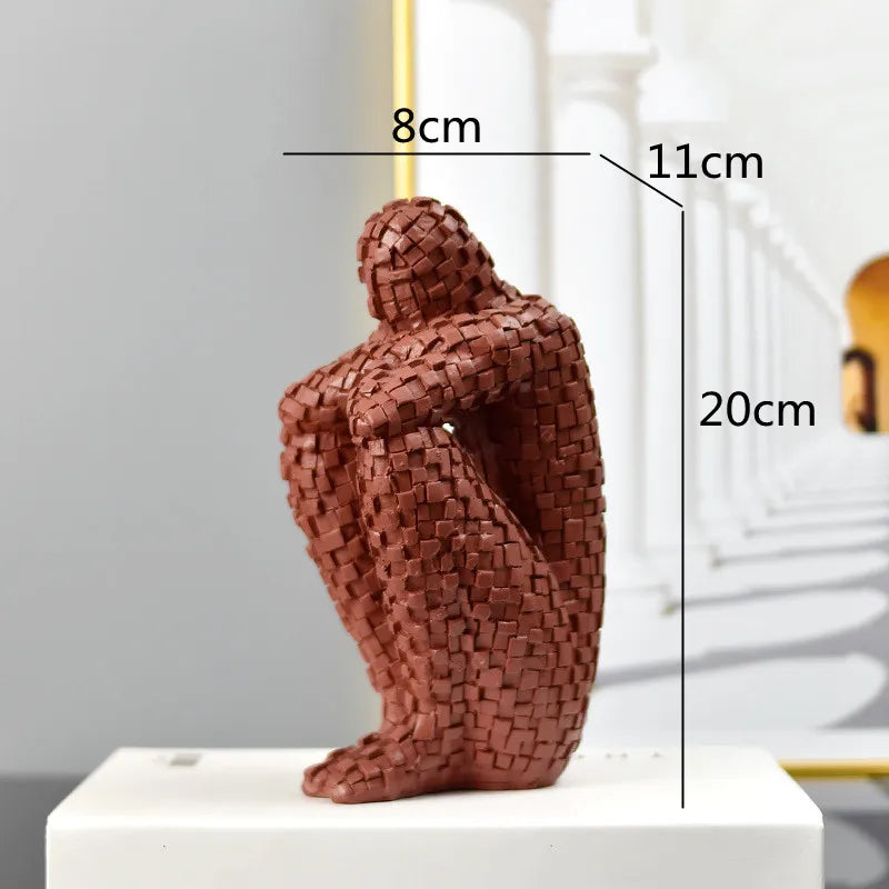 The Geometric Thinker Sculpture