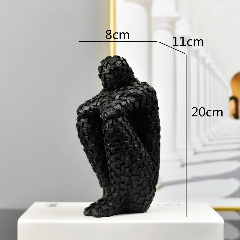 The Geometric Thinker Sculpture