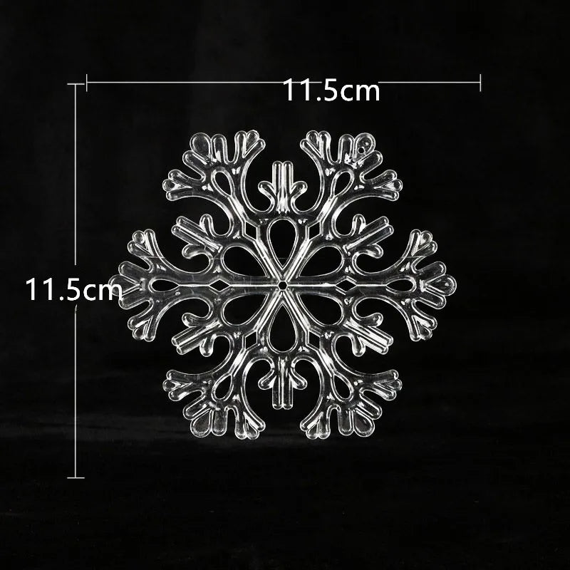 Clear Christmas Hanging Ornament – Bird, Snowflake & Drop Designs