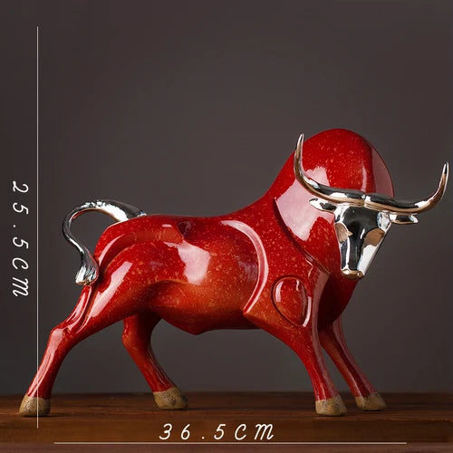 Modern Bull Sculpture