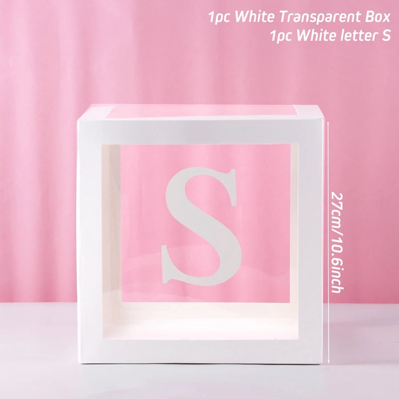 Letter Balloon Box Party Decorations
