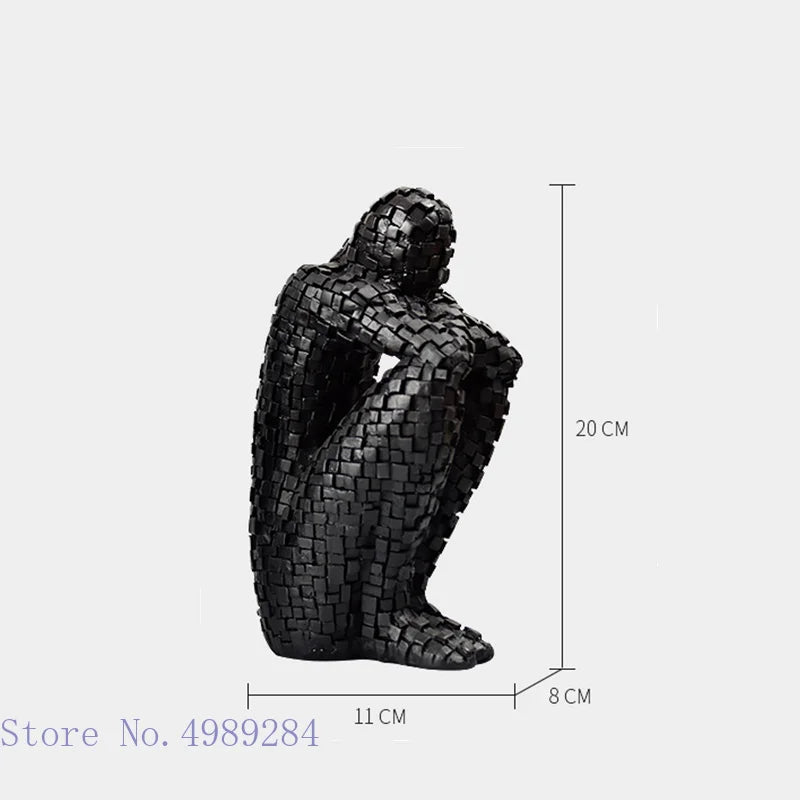 The Geometric Thinker Sculpture