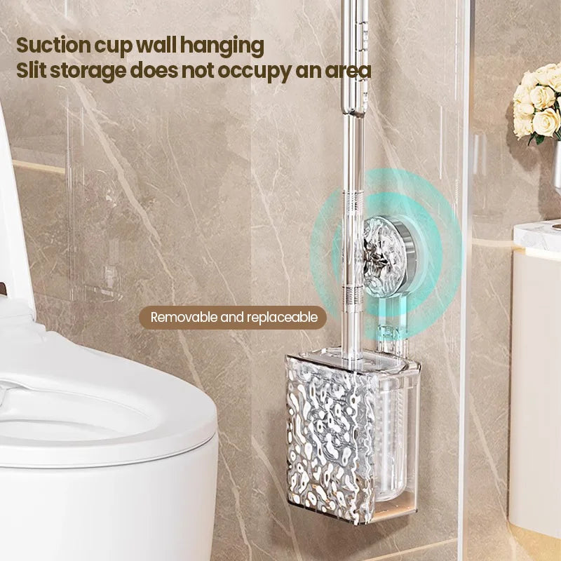 Wall Mounted Glacier Toilet Brush