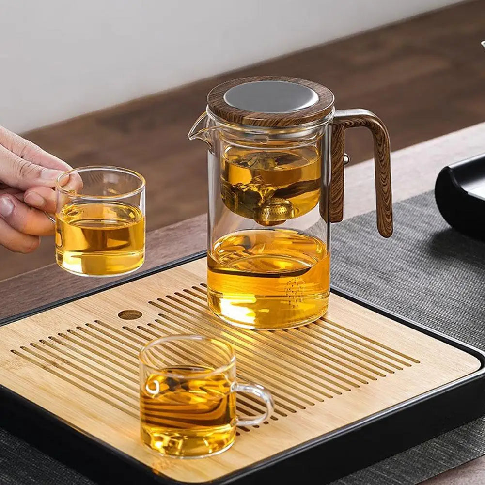 Misty Glass Infuser Teapot