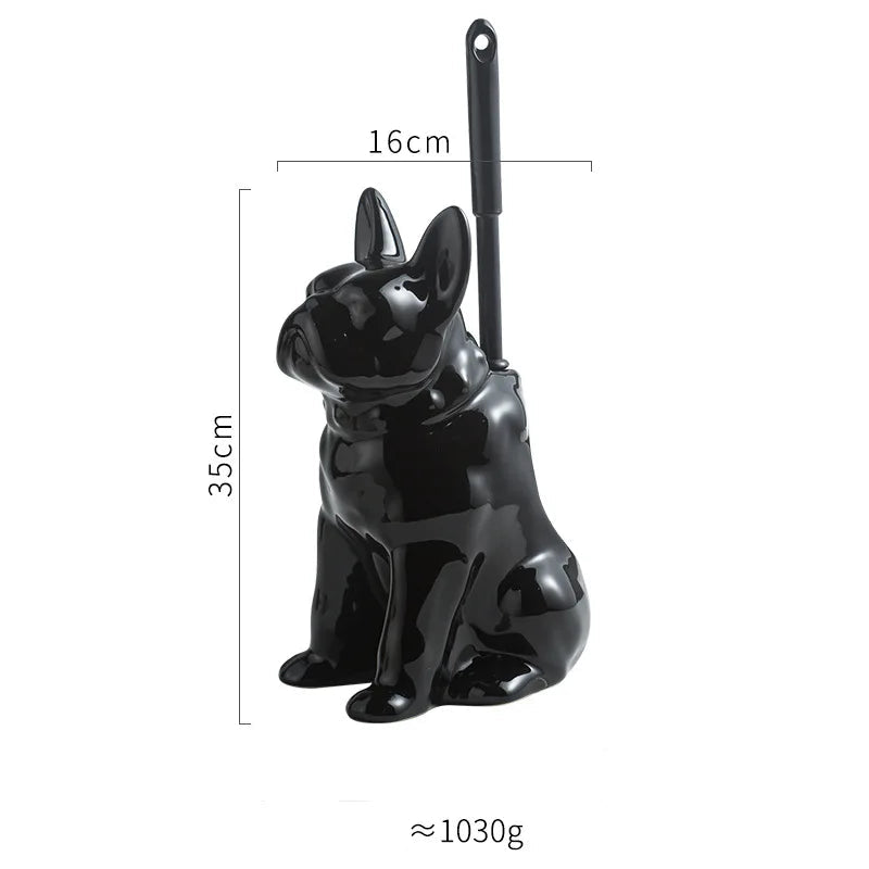 Luxury Dog-Shaped Toilet Brush