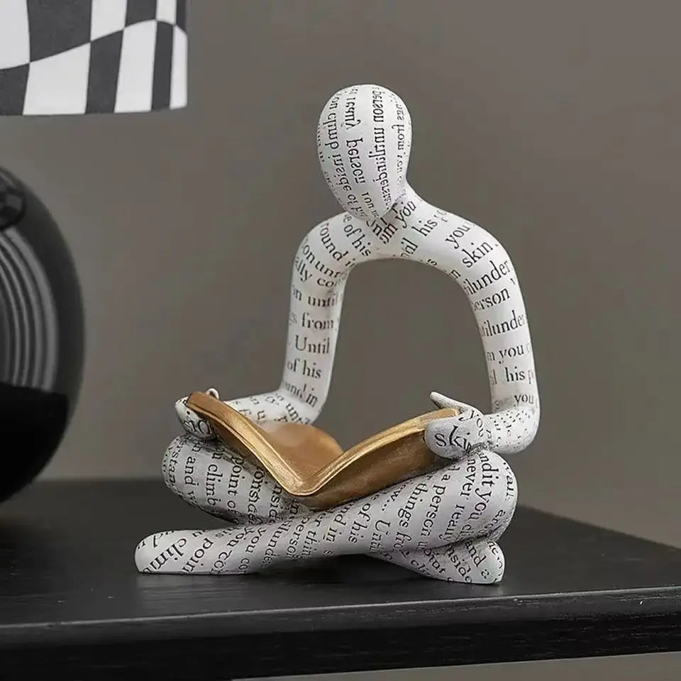 The Abstract Reader Sculpture