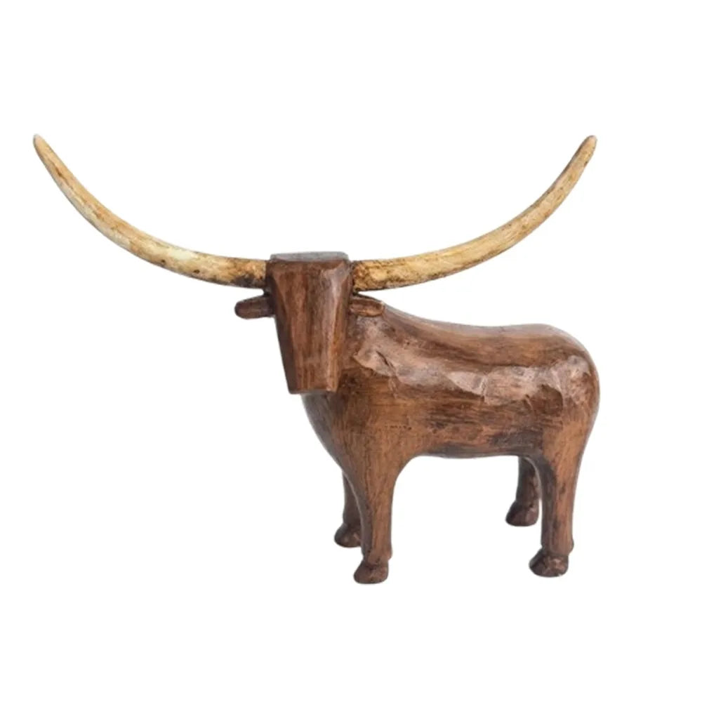 Rustic Western Animal Figurine – Cow or Sheep