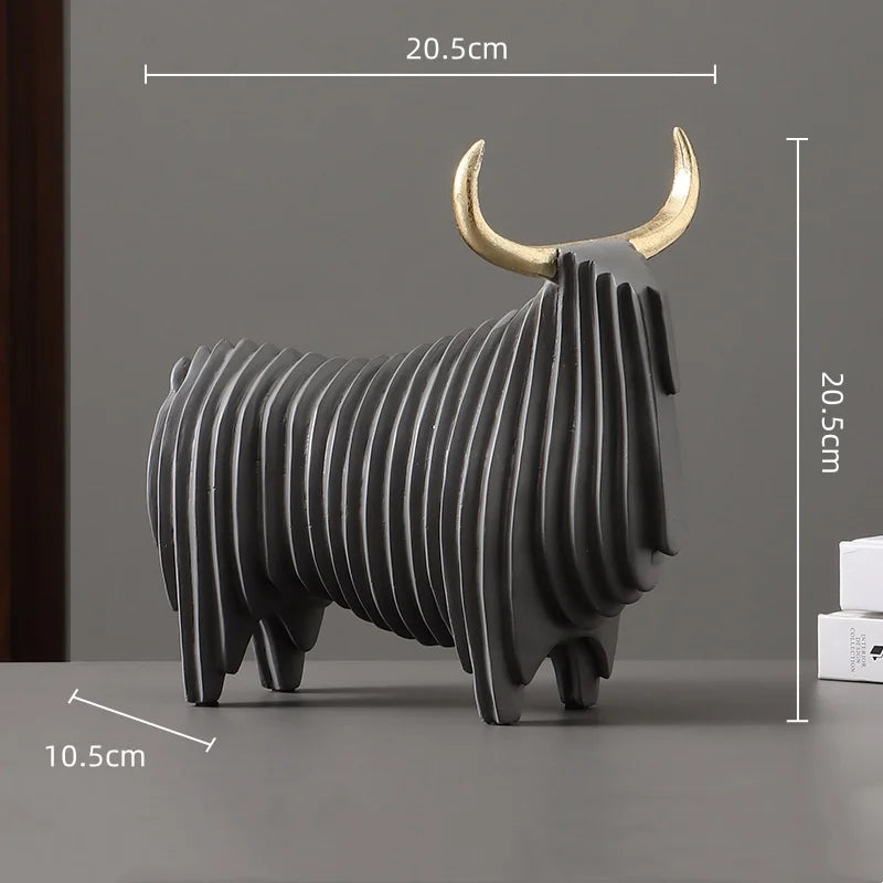 Abstract Geometric Animal Sculptures