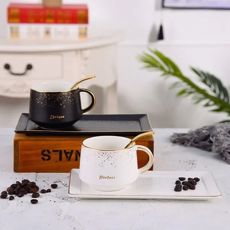 Ceramic Coffee Cup Set