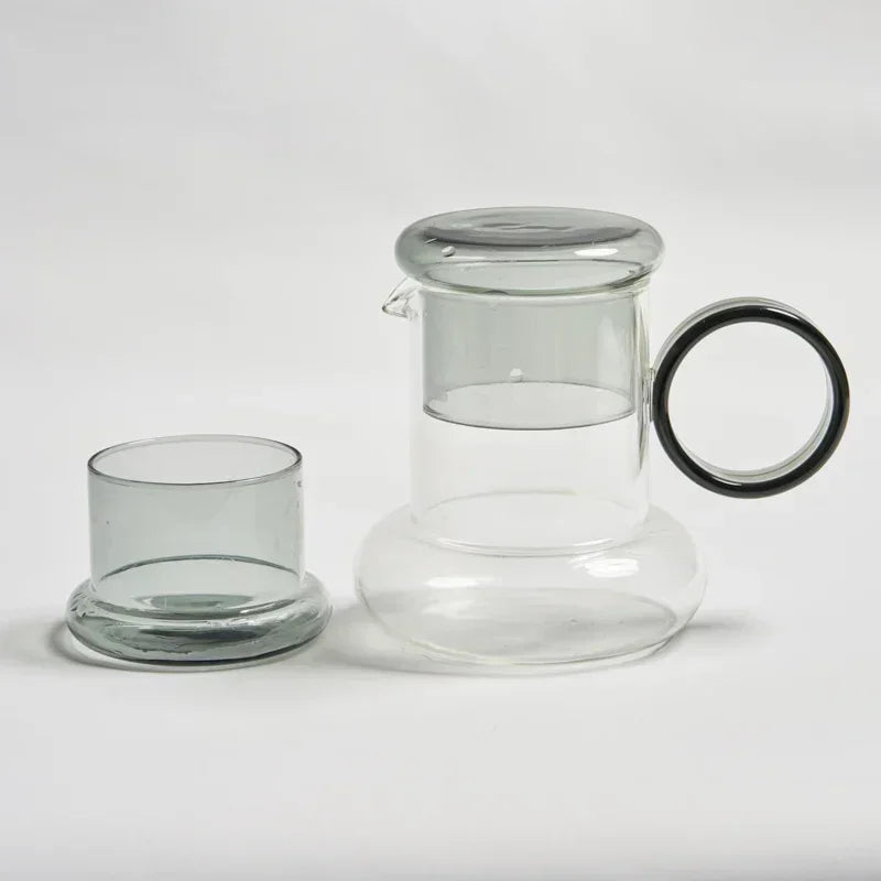 Aura Glass Carafe & Cup Set
