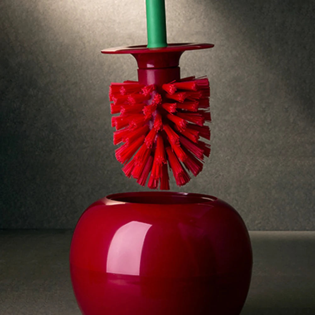 Cherry Shaped Toilet Brush Set