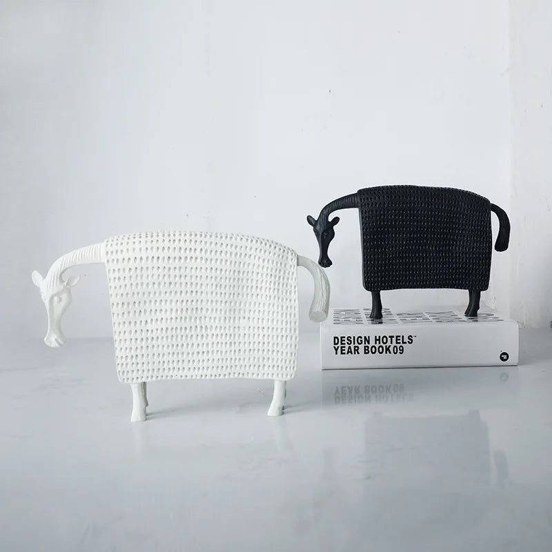 The Textured Block Animal Sculpture