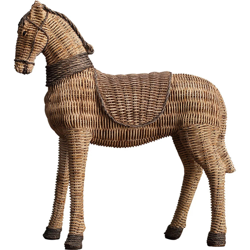The Woven Steed Sculpture