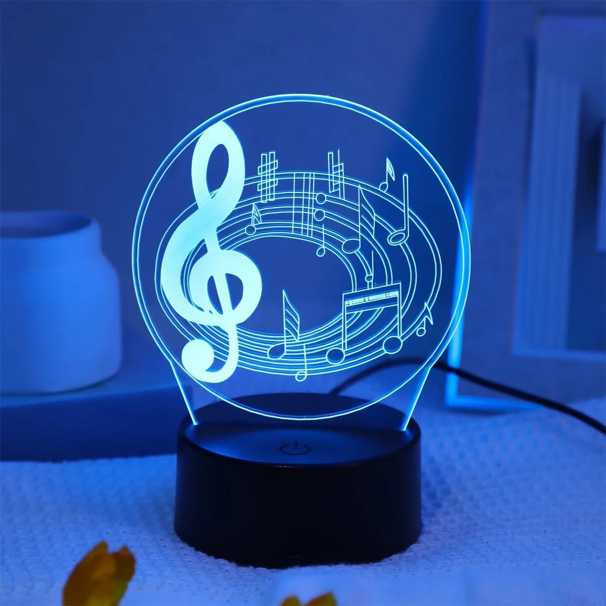 Music Note Torch 3D Musical Note Night Light - Ikorii