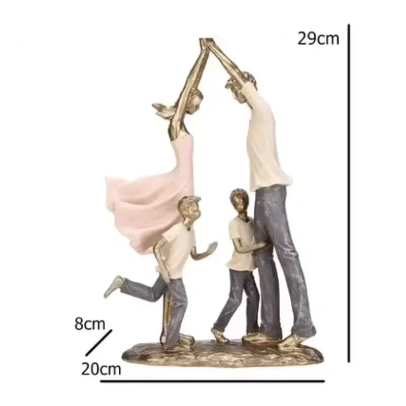 Our Loving Home Family of Four Sculpture