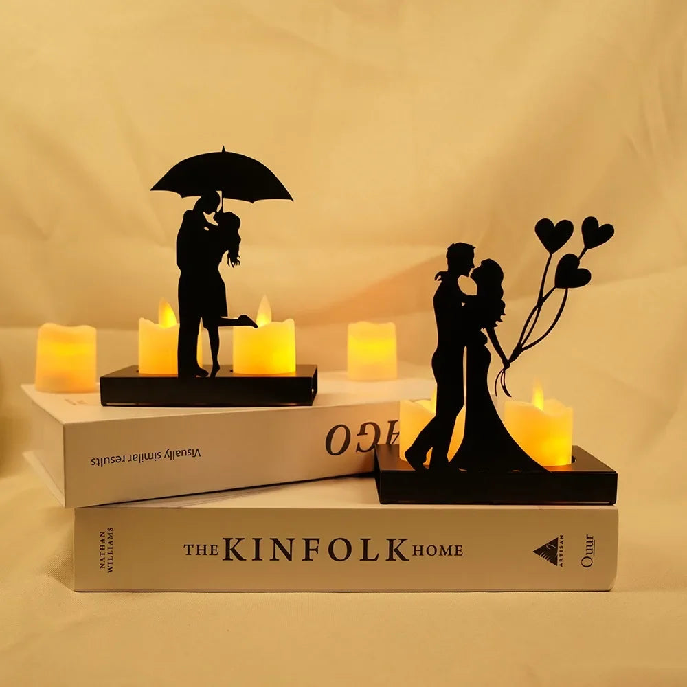 Romantic Couple Candle Holder