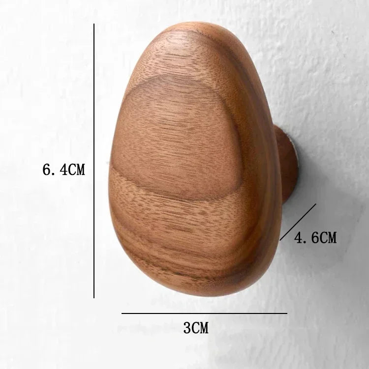 Solid Wood Wall Hooks & Cabinet Handles