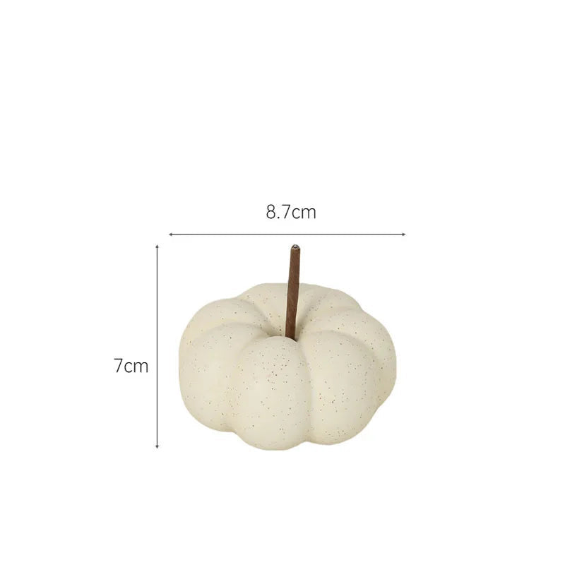 Mini Ceramic Pumpkin Figurines