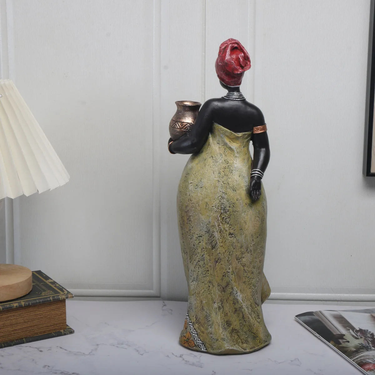 The Serene Spirit African Woman Figurine