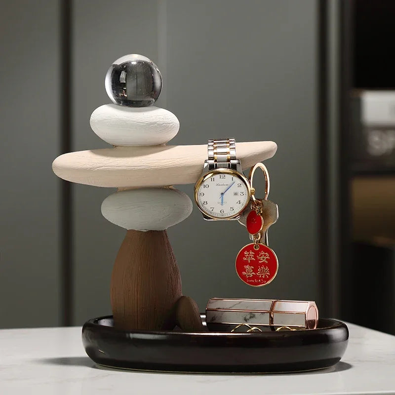 Modern Ceramic Key Holder and Sculpture