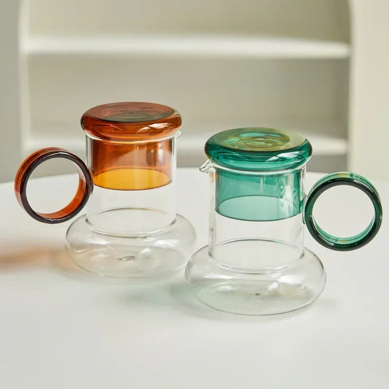 Aura Glass Carafe & Cup Set