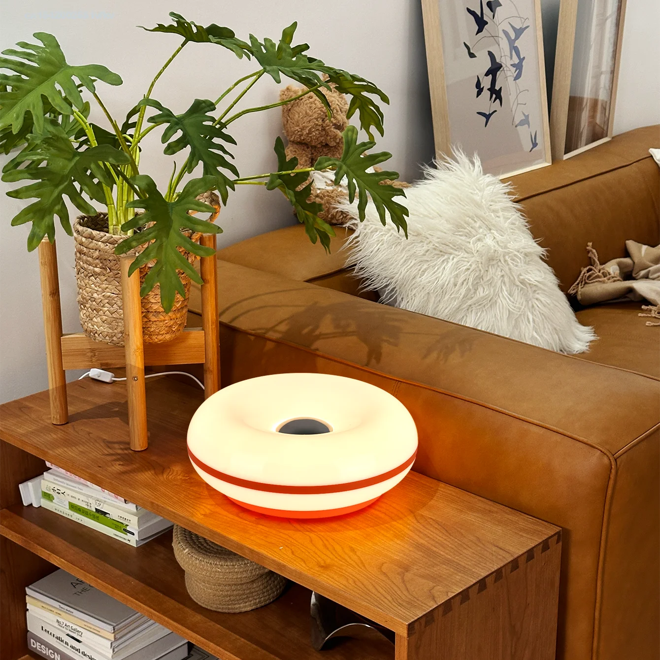 Modern Bauhaus Donut Touch & Remote Control Table Lamp
