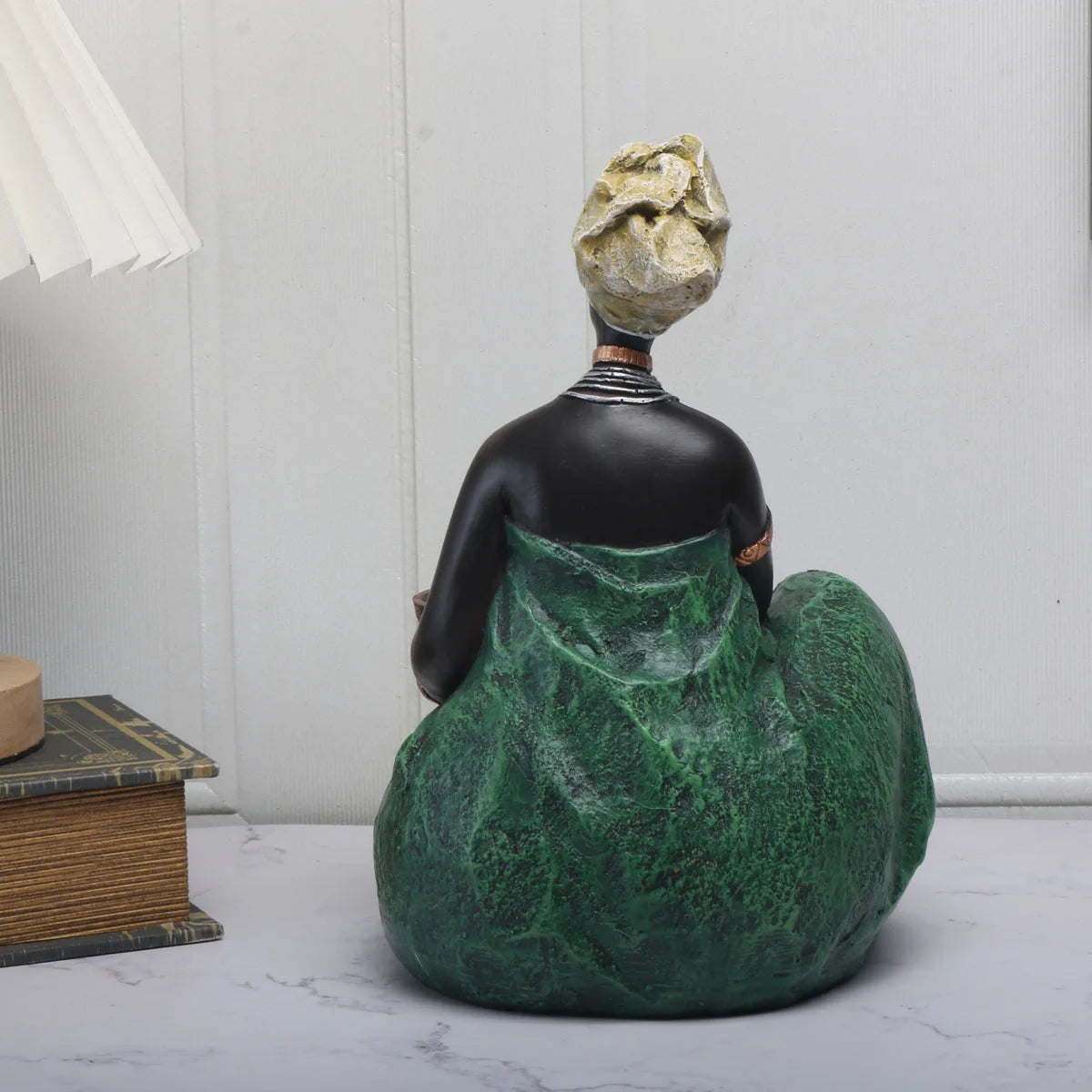 The Serene Spirit African Woman Figurine